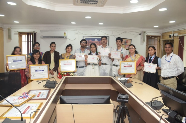 PSY Meritorious honor in DPI Bhopal MP